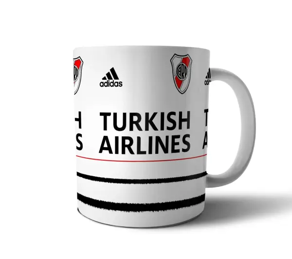 Taza de Cerámica River Plate Camiseta Turkish Airlines