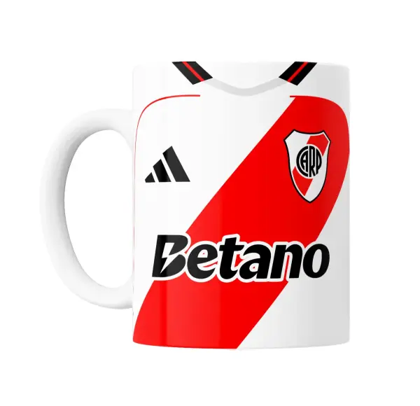 Taza de Cerámica River Plate Camiseta Titular Betano