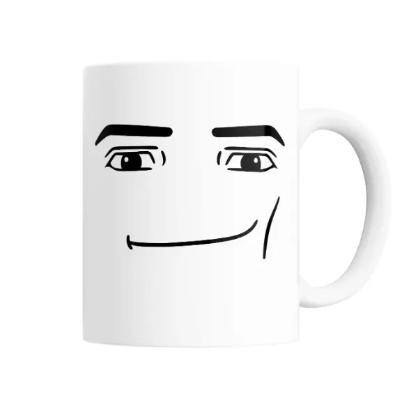 Taza de Cerámica Roblox Man Face