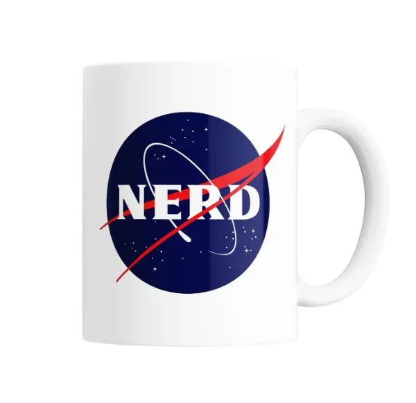 Taza de Cerámica Big Bang Theory NASA Nerd