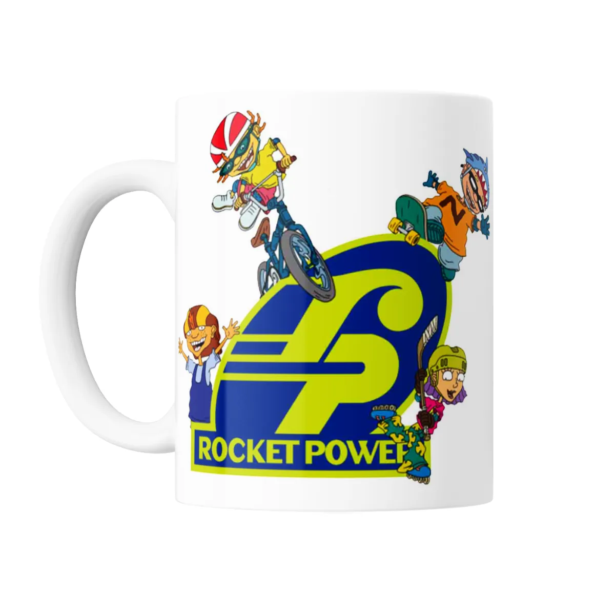 Taza de Cerámica Rocket Power Logo y Personajes - vista 2