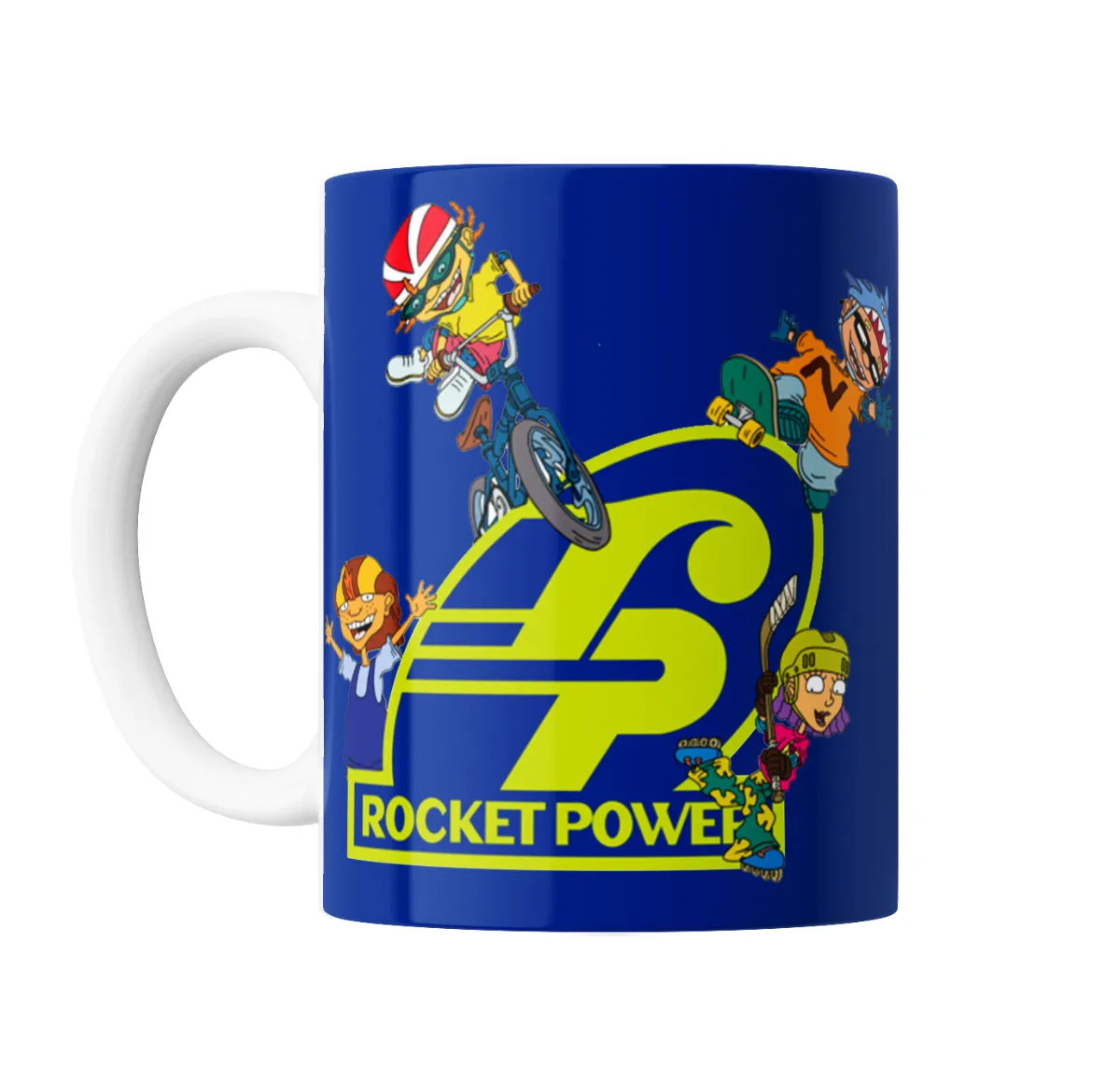 Taza de Cerámica Rocket Power Otto Reggie Twister Skate - vista 2