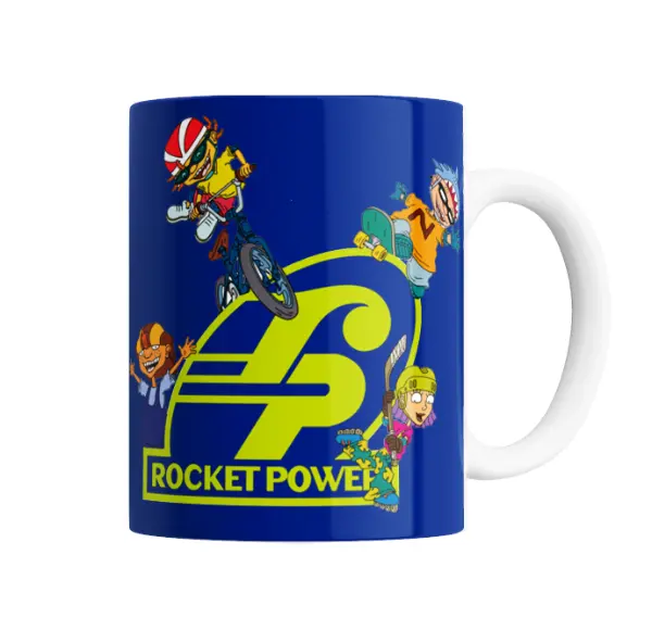 Taza de Cerámica Rocket Power Otto Reggie Twister Skate