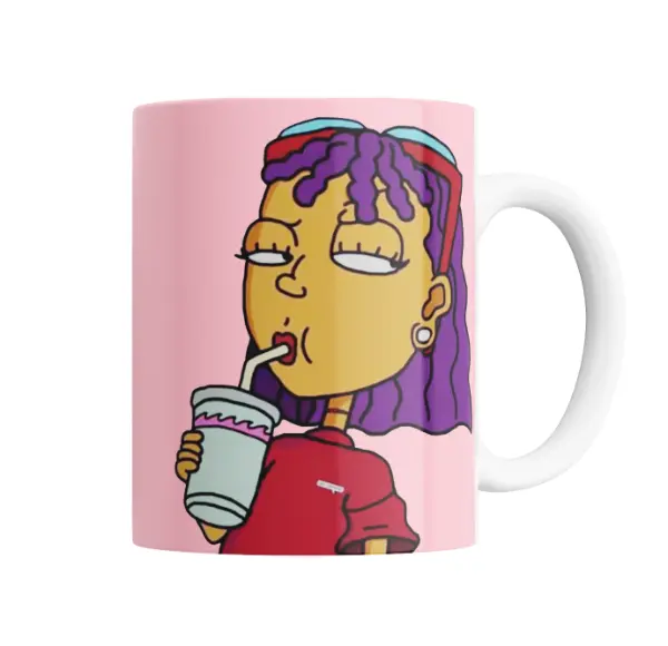 Taza de Cerámica Rocket Power Regina Chica con Batido