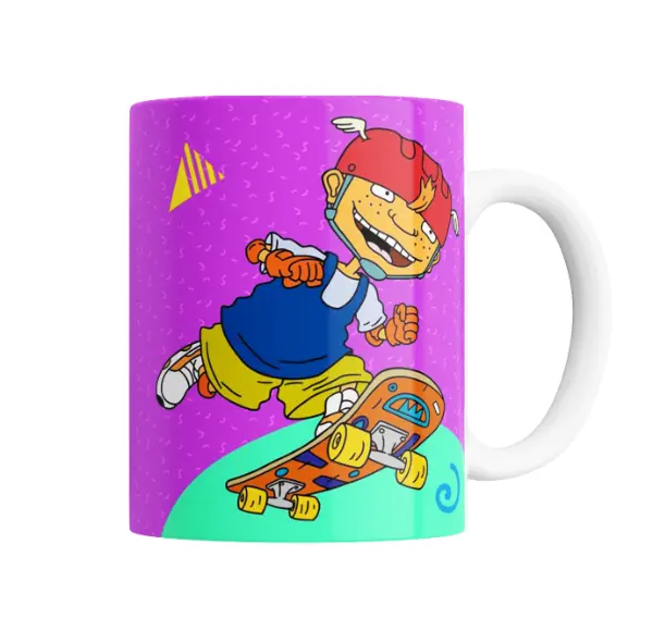Taza de Cerámica Rocket Power Otto en Skate