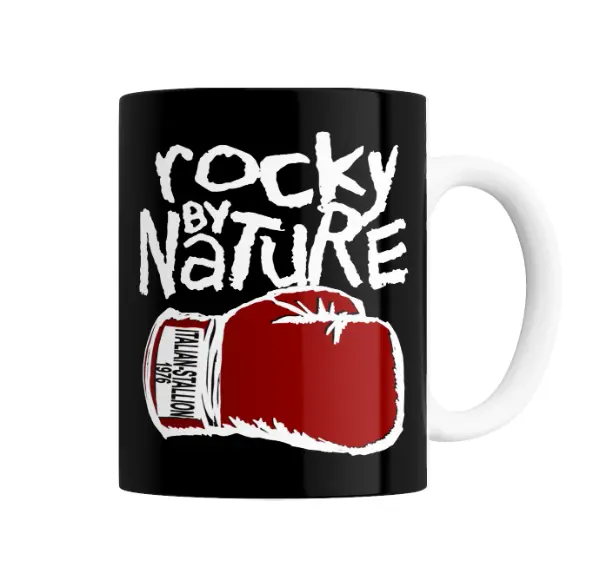 Taza de Cerámica Rocky Balboa Rocky by Nature Guante Italian Stallion