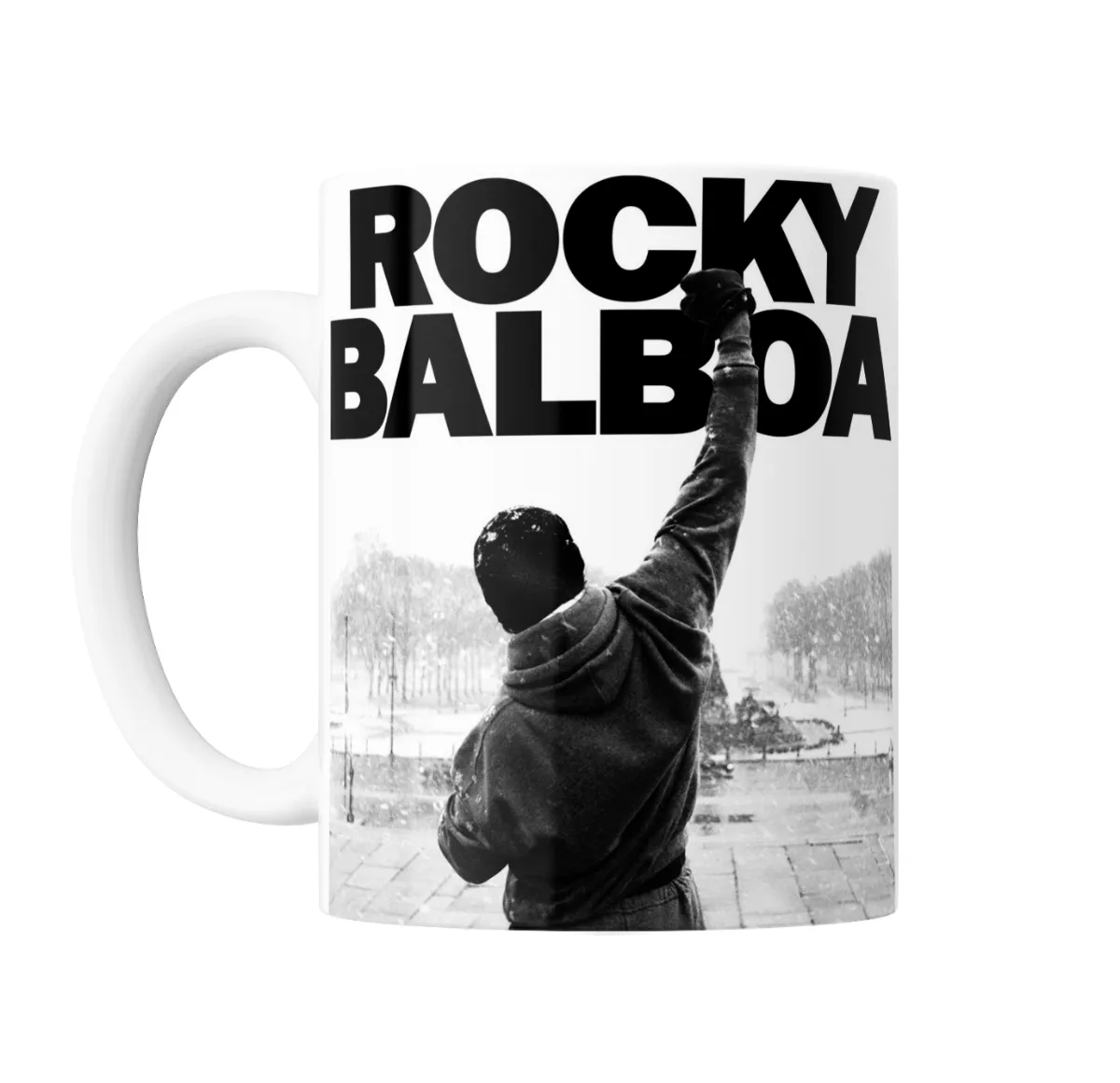 Taza de Cerámica Rocky Balboa Puño en Alto - vista 2