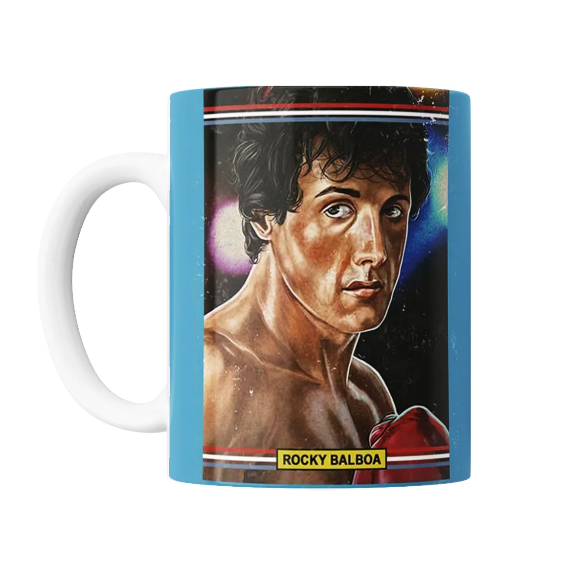 Taza de Cerámica Rocky Balboa Retrato Boxeo - vista 2