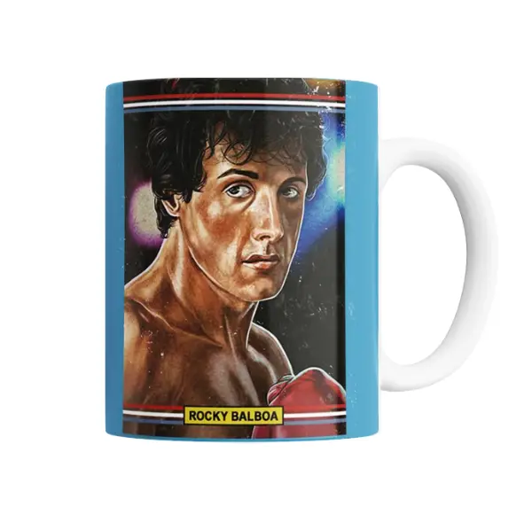 Taza de Cerámica Rocky Balboa Retrato Boxeo