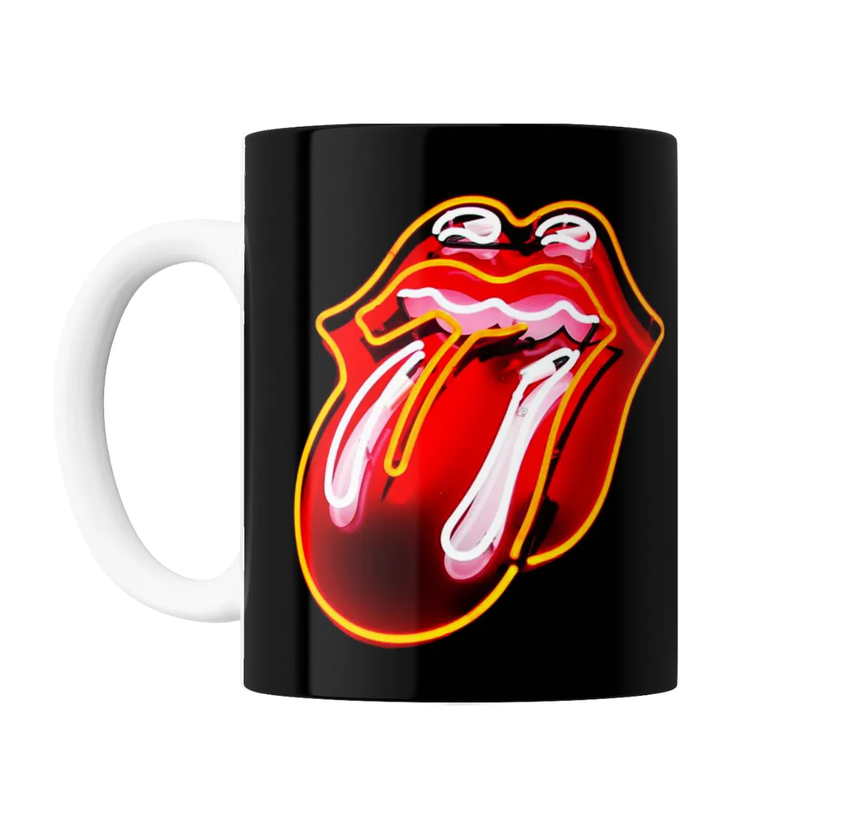 Taza de Cerámica Rolling Stones Lengua Neón - vista 2