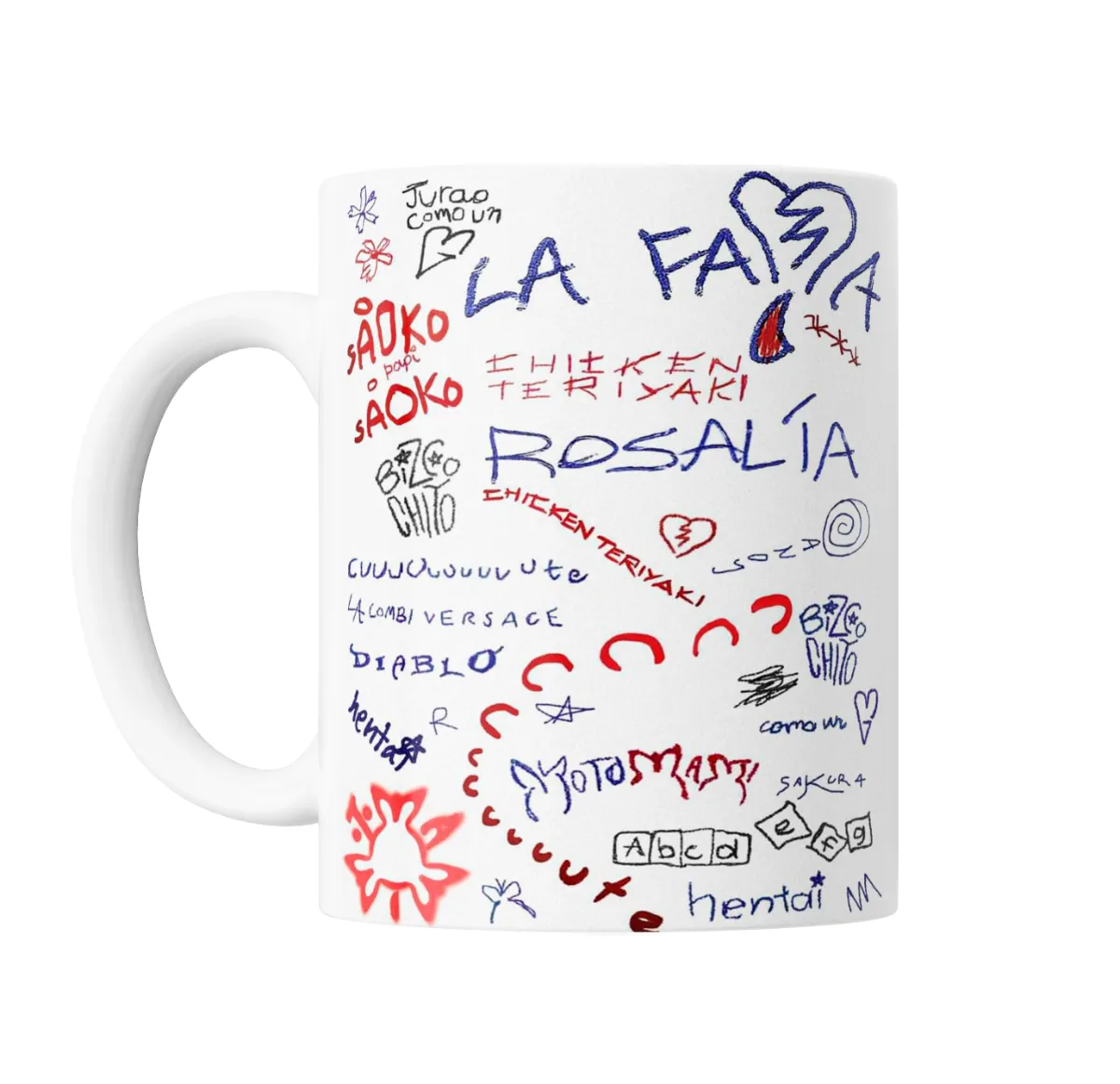 Taza de Cerámica Rosalía Motomami Saoko La Fama - vista 2