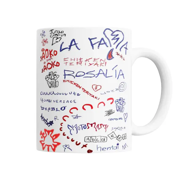 Taza de Cerámica Rosalía Motomami Saoko La Fama