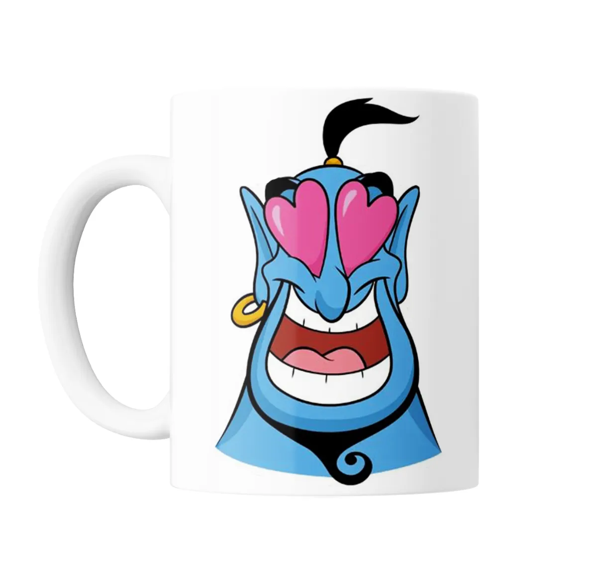 Taza de Cerámica Aladdin Genio Ojos de Corazón - vista 2