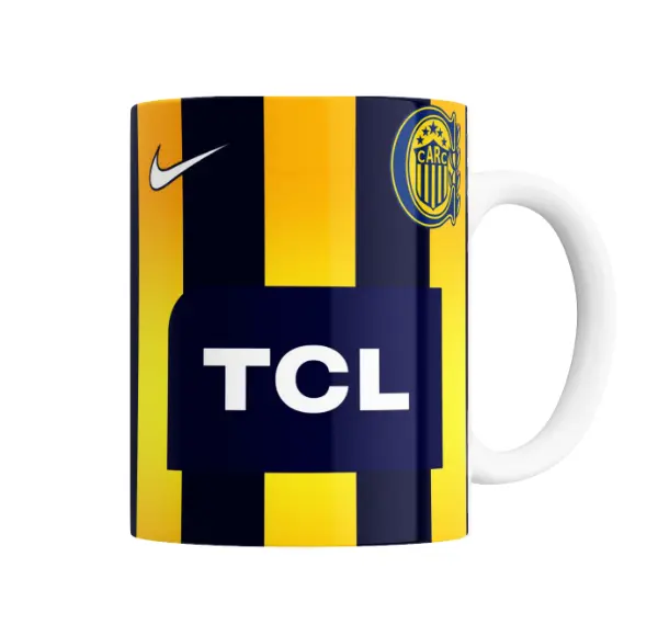 Taza de Cerámica Rosario Central Camiseta Auriazul