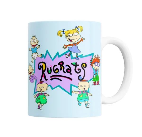 Taza de Cerámica Rugrats Bebés y Angelica