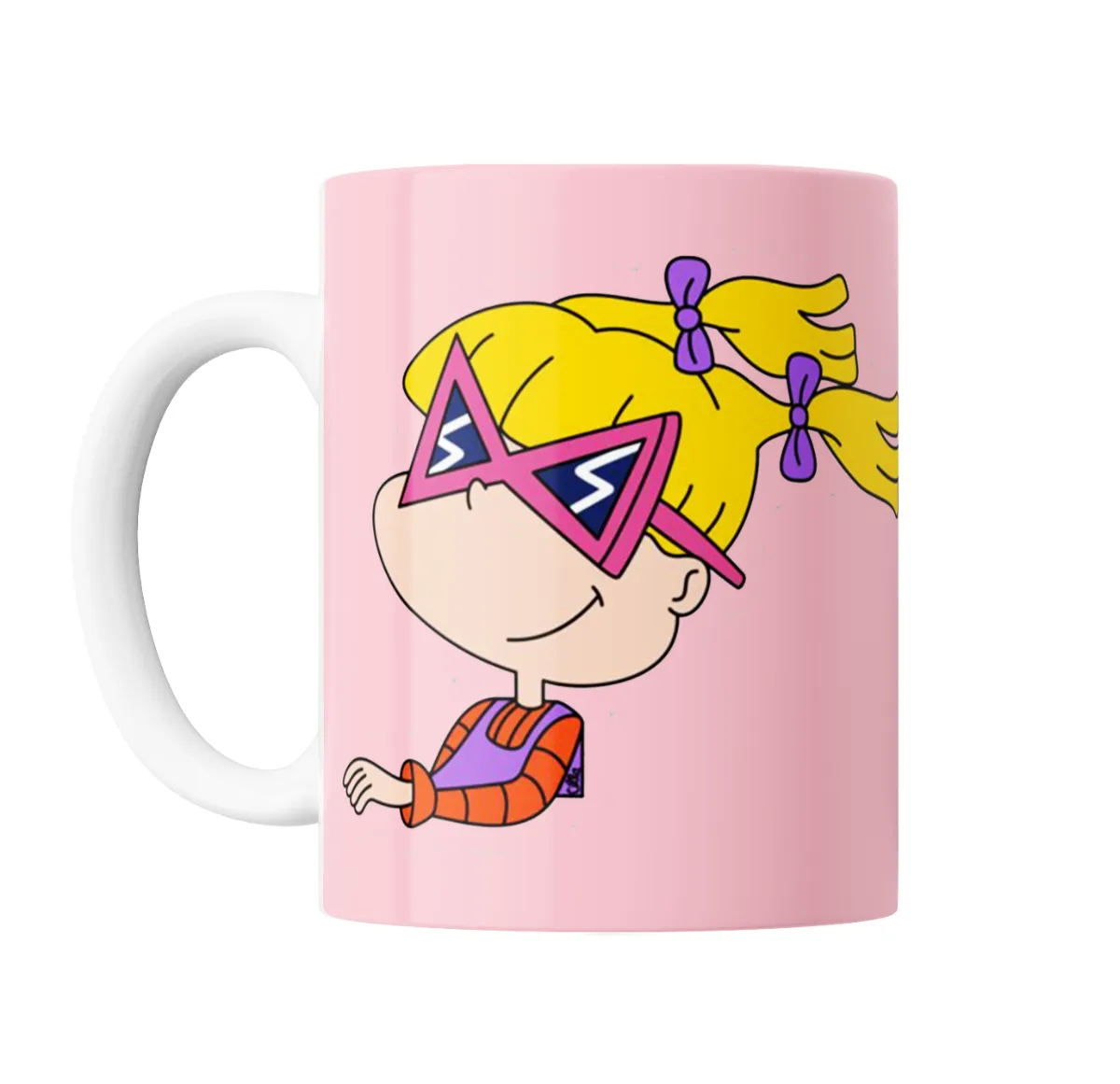 Taza de Cerámica Rugrats Angelica con Lentes - vista 2
