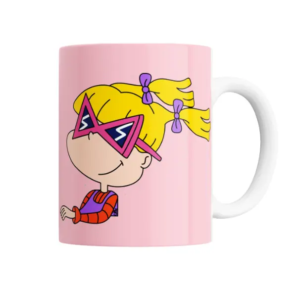 Taza de Cerámica Rugrats Angelica con Lentes