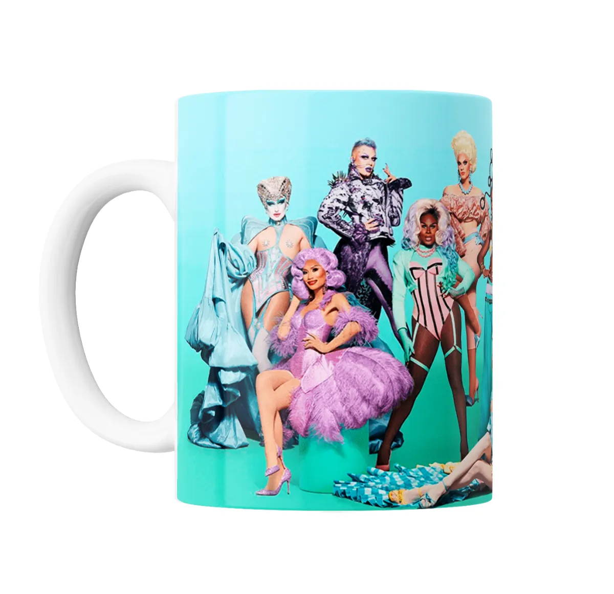 Taza de Cerámica Ru Paul Drag Race Elenco de Reinas - vista 2