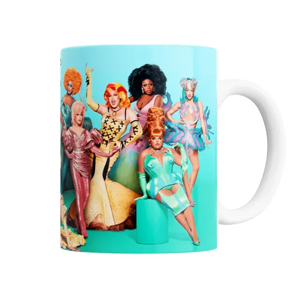 Taza de Cerámica Ru Paul Drag Race Elenco de Reinas