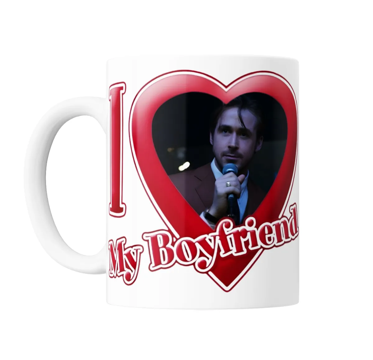 Taza de Cerámica Ryan Gosling I Love My Boyfriend - vista 2