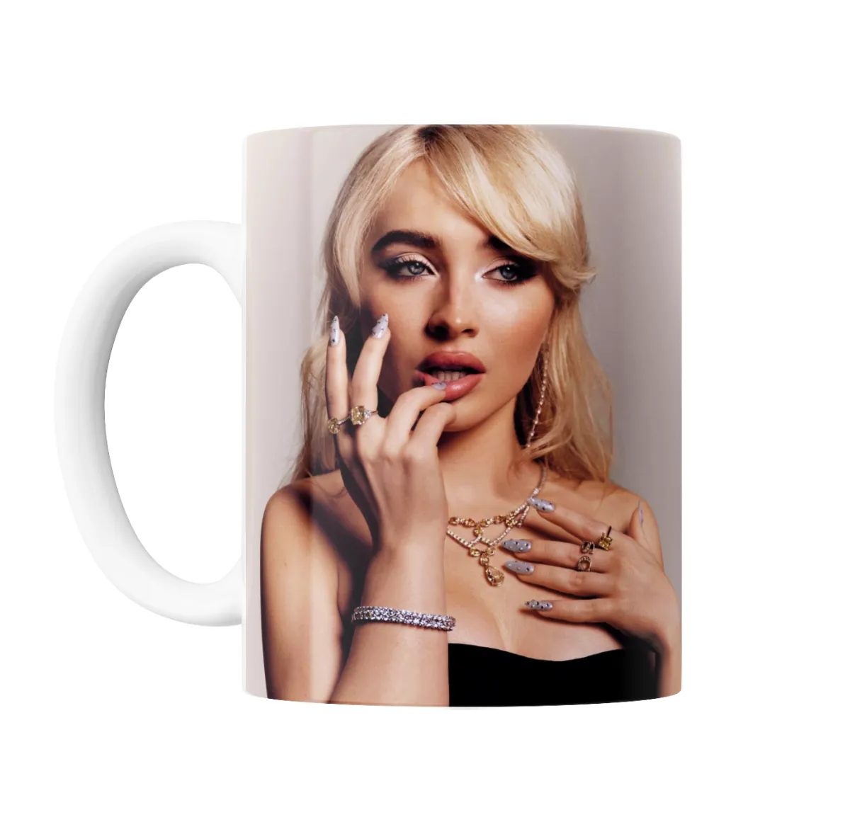 Taza de Cerámica Sabrina Carpenter Retrato - vista 2
