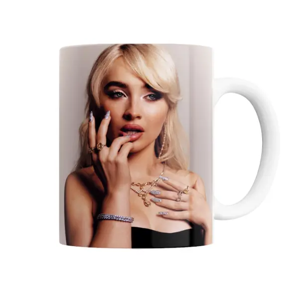 Taza de Cerámica Sabrina Carpenter Retrato