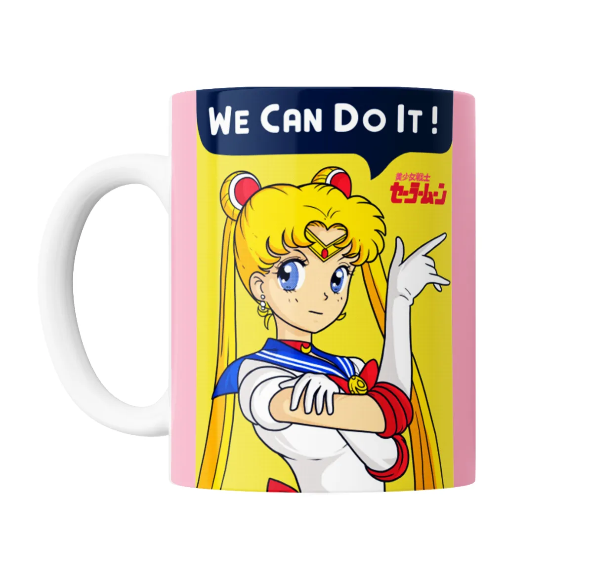 Taza de Cerámica Sailor Moon We Can Do It - vista 2