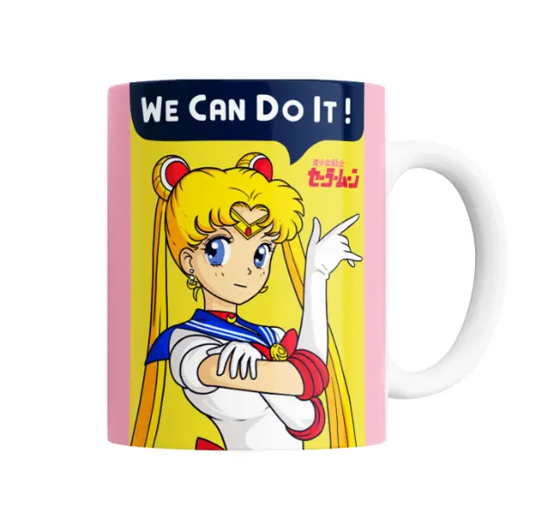 Taza de Cerámica Sailor Moon We Can Do It
