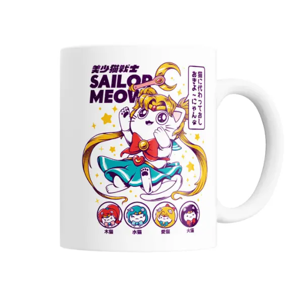 Taza de Cerámica Sailor Moon Sailor Meow