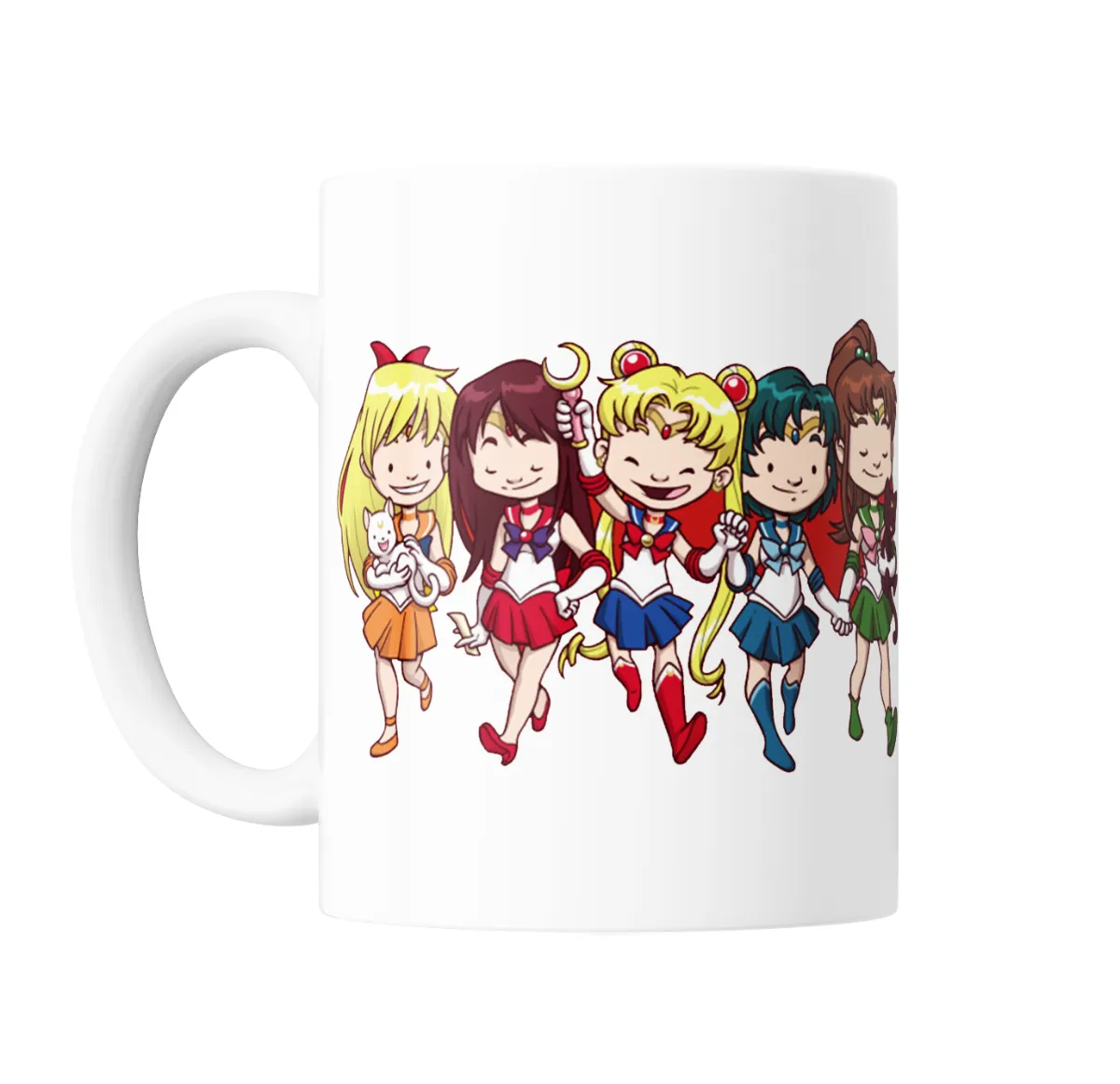 Taza de Cerámica Sailor Moon Sailor Scouts Chibi - vista 2