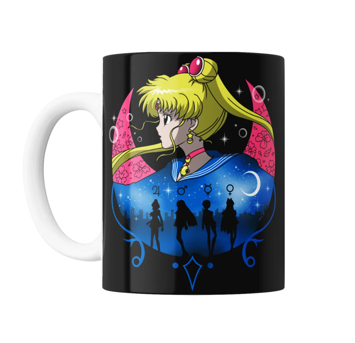 Taza de Cerámica Sailor Moon Usagi y las Sailor Scouts - vista 2
