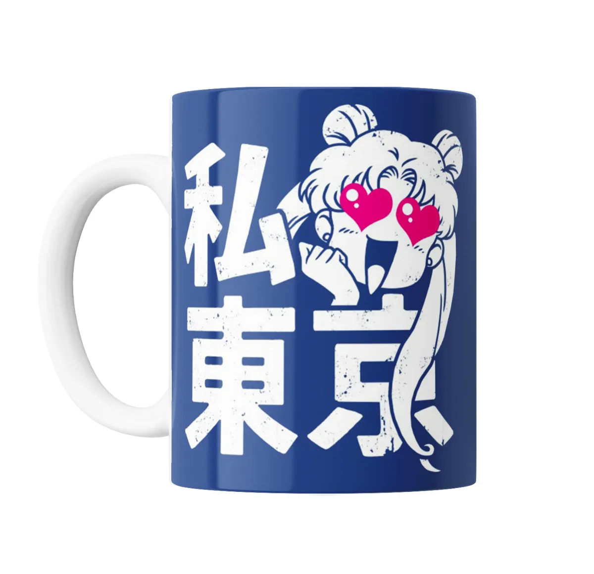 Taza de Cerámica Sailor Moon Usagi Tokyo Corazones - vista 2