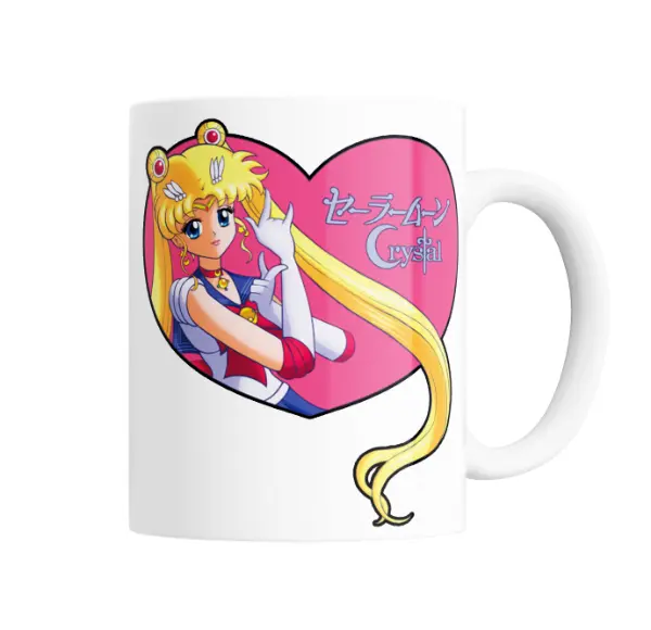 Taza de Cerámica Sailor Moon Crystal Corazón