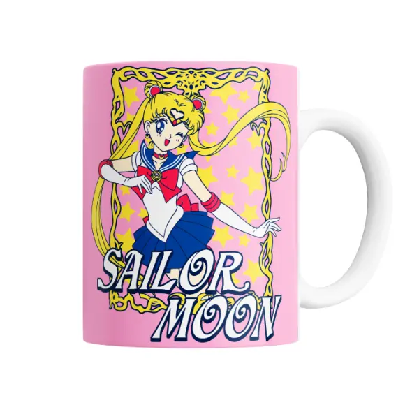 Taza de Cerámica Sailor Moon Usagi Guiño