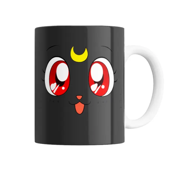 Taza de Cerámica Sailor Moon Luna Cara