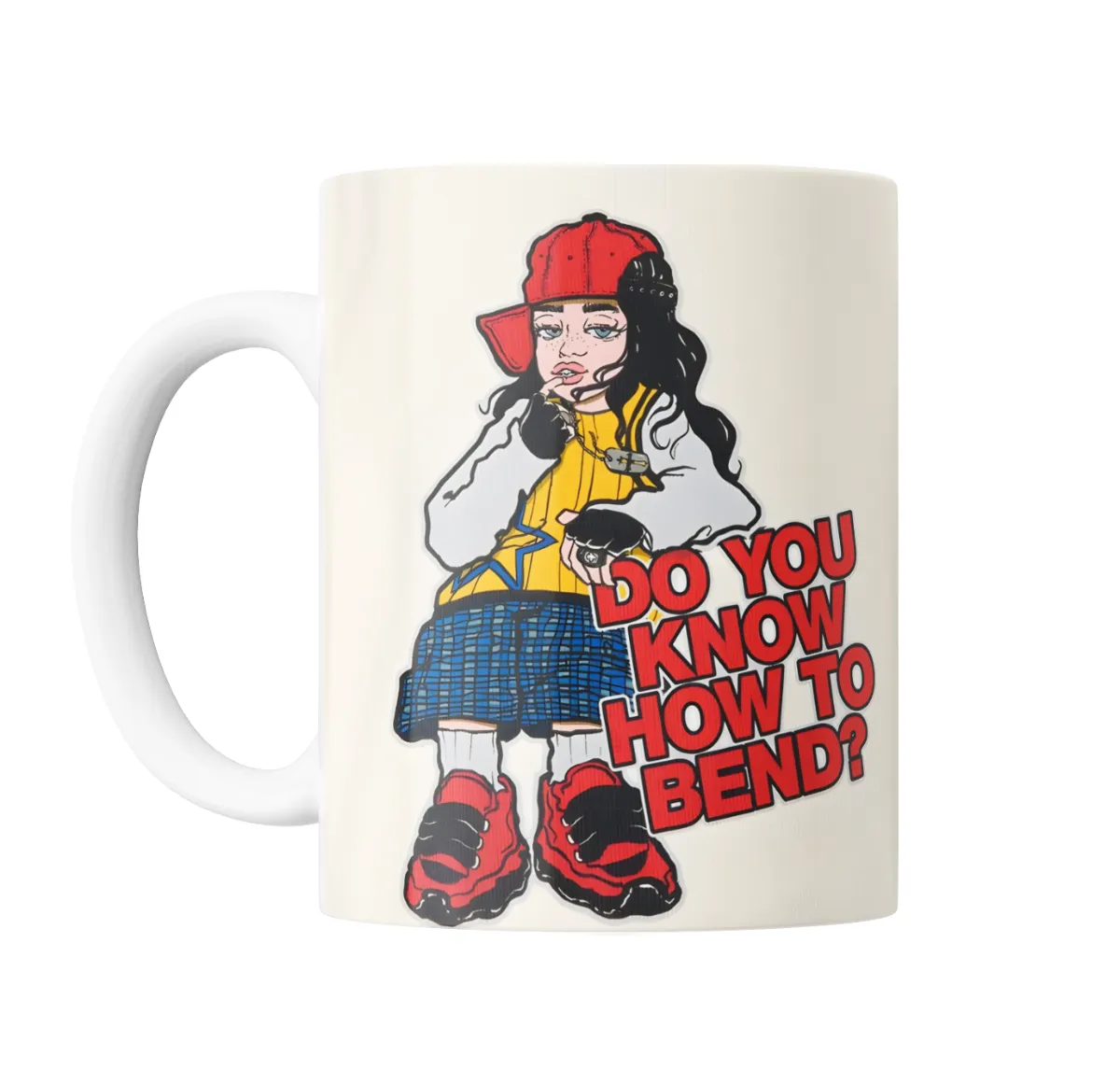 Taza de Cerámica Billie Eilish Do You Know How To Bend - vista 2