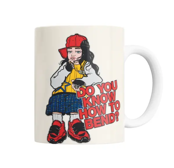 Taza de Cerámica Billie Eilish Do You Know How To Bend