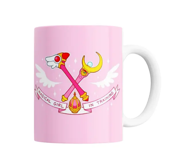 Taza de Cerámica Sakura Card Captor Báculos Mágicos Magical Girl in Training