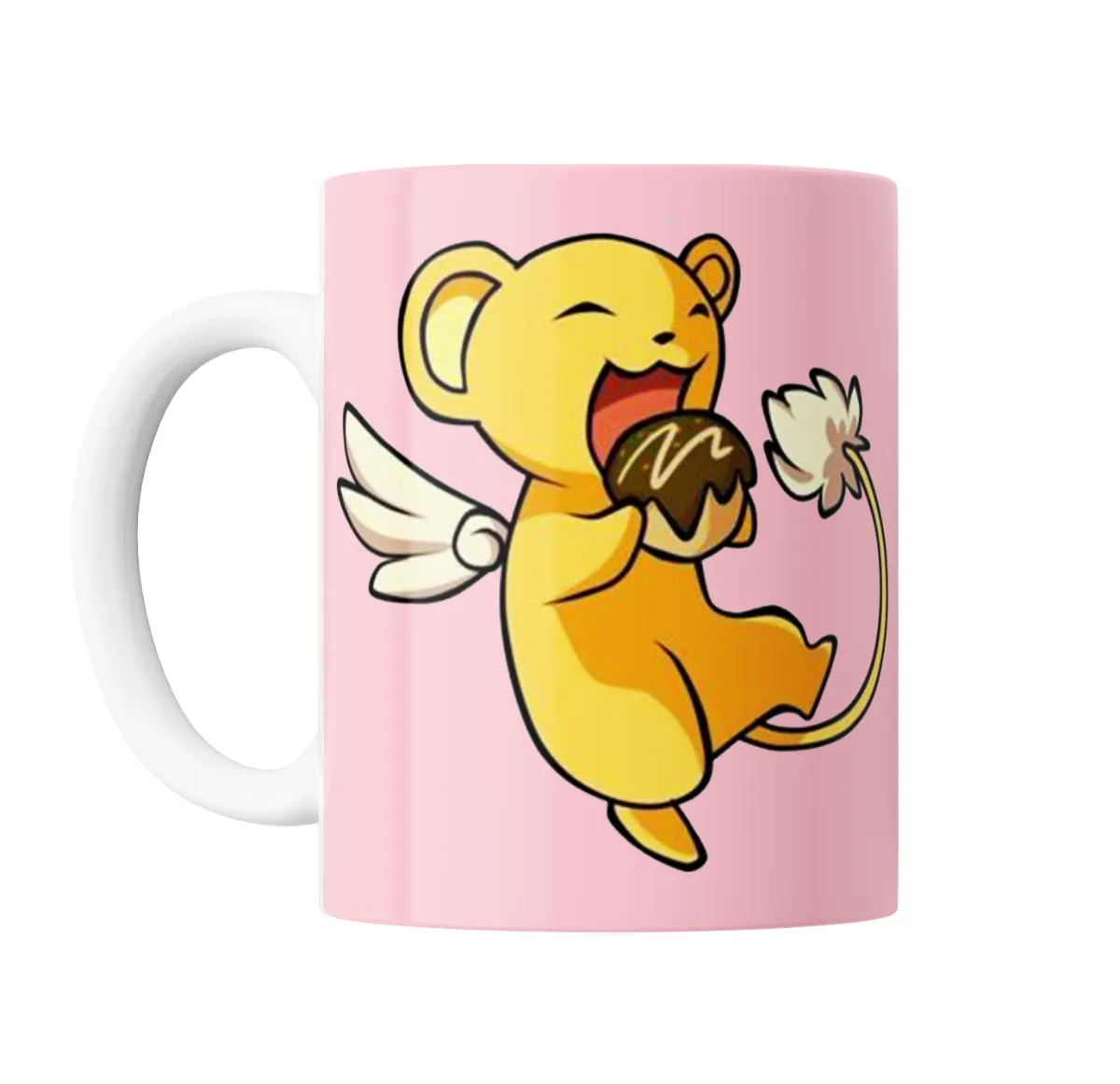 Taza de Cerámica Sakura Card Captor Kero Comiendo Bolita de Chocolate - vista 2