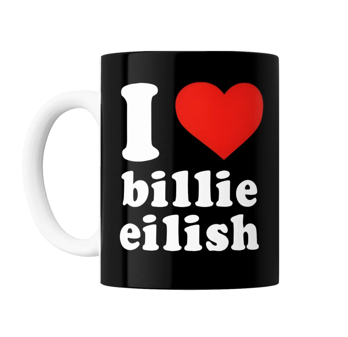 Taza de Cerámica Billie Eilish I Love Billie Eilish - vista 2