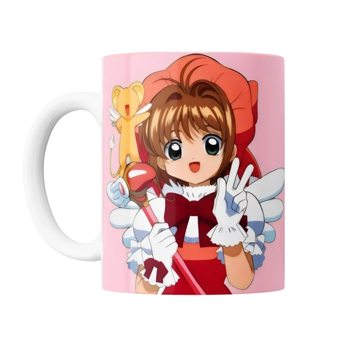 Taza de Cerámica Sakura Card Captor Sakura con Kero y Báculo - vista 2