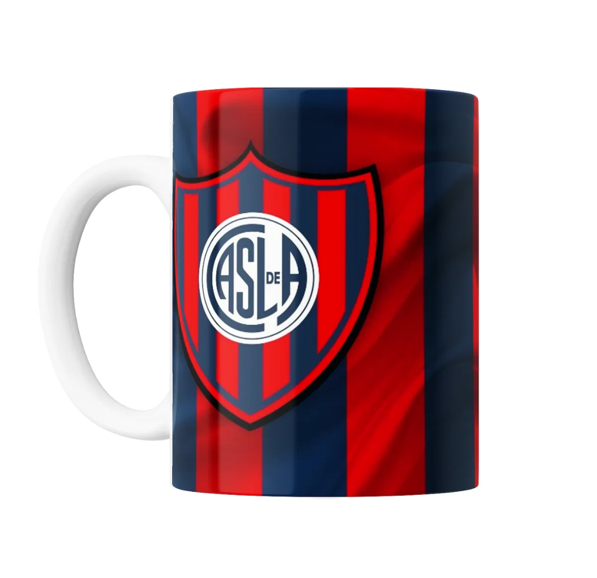 Taza de Cerámica San Lorenzo Escudo a Rayas - vista 2