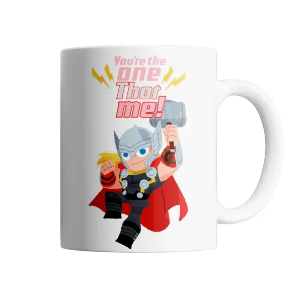 Taza de Cerámica Thor Chibi You're the One Thor Me