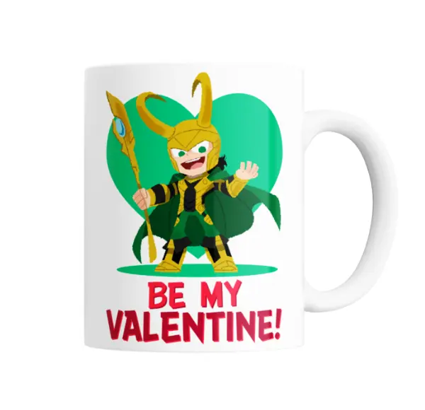 Taza de Cerámica Loki Be My Valentine