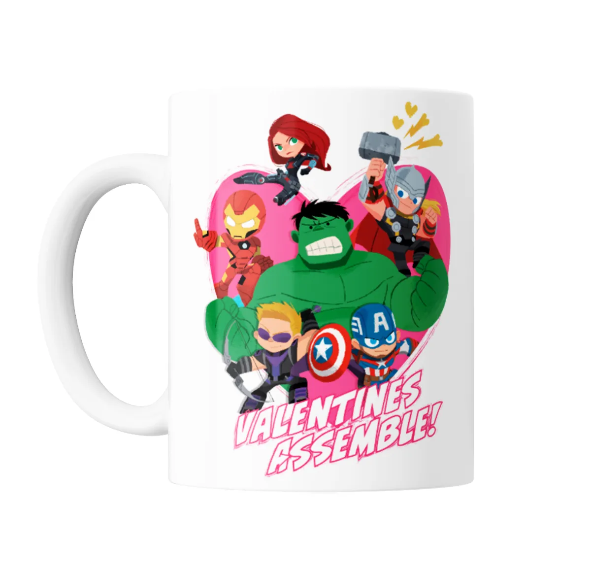 Taza de Cerámica Avengers Valentines Assemble Chibi - vista 2