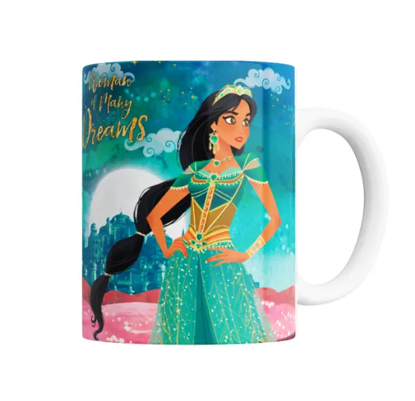 Taza de Cerámica Aladdin Princesa Jasmine Woman of Many Dreams