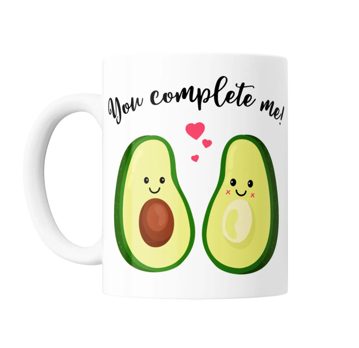 Taza de Cerámica Pareja de Paltas You Complete Me - vista 2