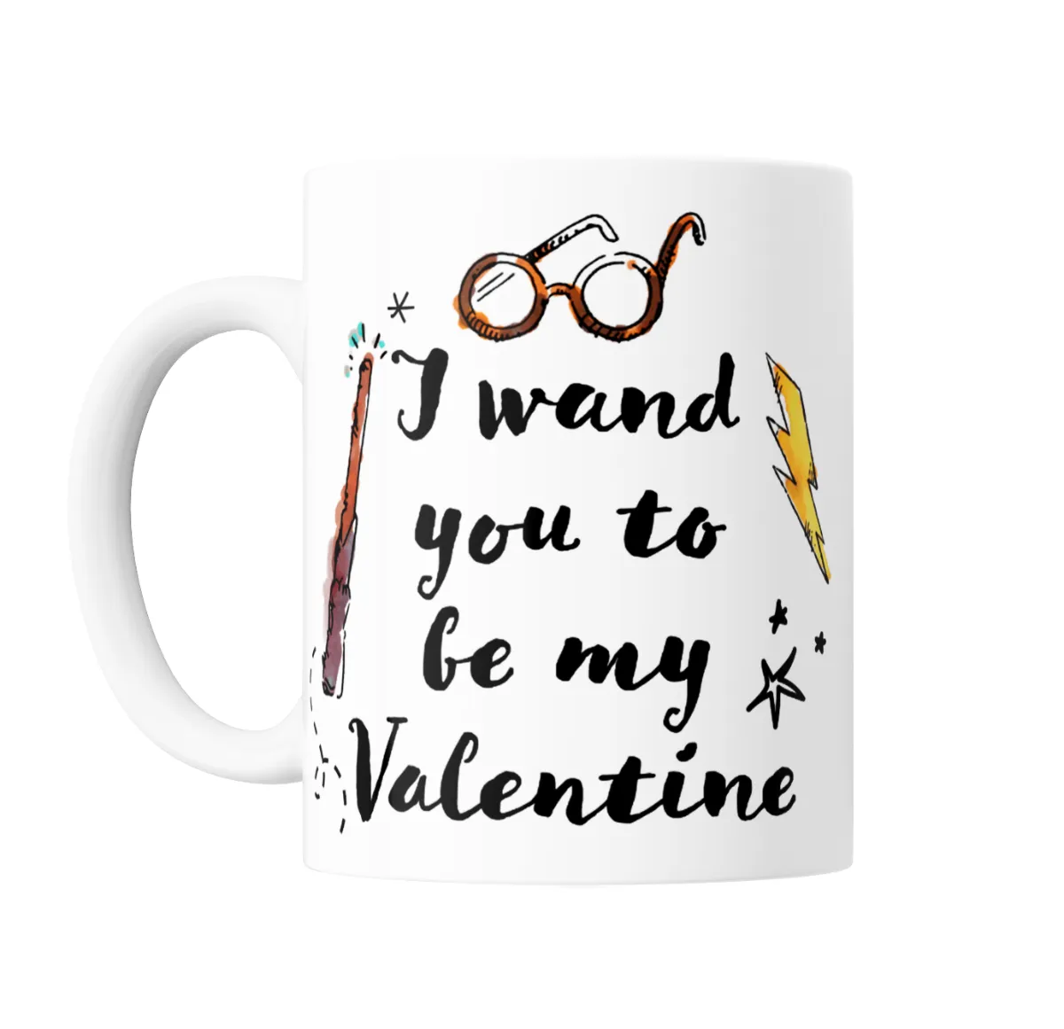 Taza de Cerámica Harry Potter I Wand You to Be My Valentine - vista 2