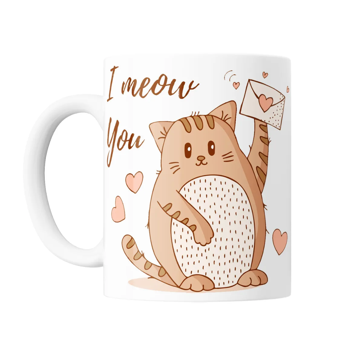 Taza de Cerámica Gato Naranja I Meow You - vista 2