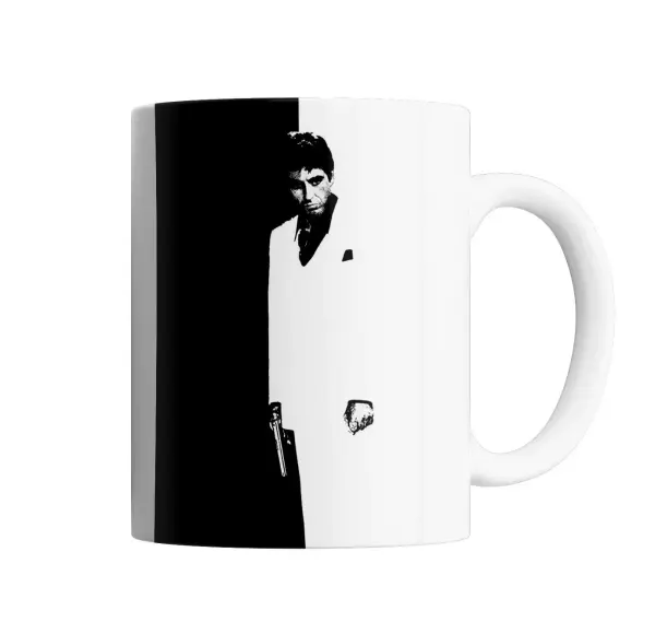 Taza de Cerámica Scarface Tony Montana con pistola